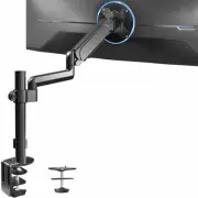 VIVO Black Single Monitor Arm Sit-Stand Desk Mount for Computer Screen up to 32"