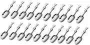 BRIGHTFUFU 30Pcs Multi Function Tea Scoops with Ergonomic Handle Portable Tea Shovels for Loose Leaf Tea Kitchen Supply Use