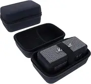 foto-kontor Case Compatible with Marshall Emberton I/II/III Music Box Bluetooth Speaker Case Shockproof Waterproof Carry Bag with Hand Strap and Mesh Pocket for Accessories Black, Black