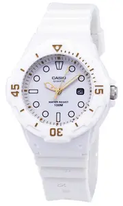 Casio Enticer Classic White Dial Rotary Bezel LRW200H7E2VDF Womens Ladies Watch
