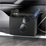 Multifunctional Car Trash Can,Foldable Leather Car Garbage Can Car Organizers and Storage,Universal Hanging Car Trash Bag Car Accessories Interior for Most Car Doors Seats