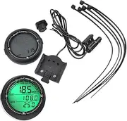 Wired Bike Speedometer Waterproof Round Shaped Bike Computer Large LCD Dispaly Backlight Screen Cycle Odometer