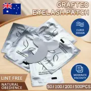 50~200 x Under Eye Curve Eyelash Pads Gel Patch Lint Free Lash Extension Beauty
