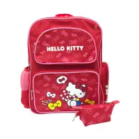 在飛比找momo購物網優惠-【SANRIO 三麗鷗】Hello Kitty透氣書包(He