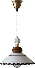 CJLWSLCO White Ceramics Pendant Light Vintage Wood Hanging Lamp Minimalist Ceiling Light for Kitchen Dining Room Bedroom Bedside Lamp Adjustable Ceramics Chandelier Indoor Adjustable Height