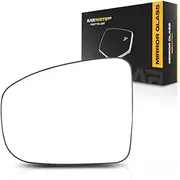 For Nissan Pathfinder 2013 14 15 2016 Mirror Glass Driver Side | Non-Heated | w/Backing Plate | SV Hybrid | Flat Glass Type | Replacement For 963663KS0A