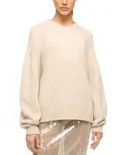 Staud Wilson Oversized V-Neck Sweater