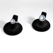 Star Trek Next Generation Blue Badge Ring