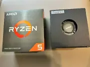 AMD Ryzen 5600X Box w/ Wraith Stealth Socket AM4 Cooler with Aluminum Heatsink