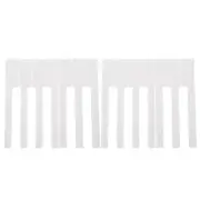 52 Pcs Piano White Keys Replacement Caps Labels Removable