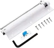 Door Closer Door Closer,Door Springs to Close Door, Automatic Adjustable Door Closers Heavy Duty Spring Hydraulic Metal Spring Door Closer for Home Commercial(White)