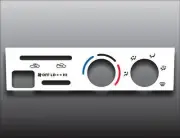 1999-2000 Toyota Tacoma White Heater Control Switch Overlay HVAC (for: Toyota)