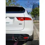 2016～ JAGUAR F PACE 35T 遙控閥門 VVS EXHAUST 不鏽鋼中尾段雙邊單出排氣管 非鈦合金