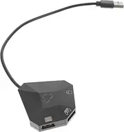 Uonlytech Gaming Keyboard and Mouse Converter Mouse Keyboard Adapter for Console Gaming Converter Switch Controllers Console USB Controller Adapter Abs Black