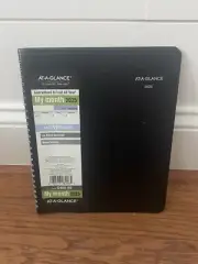At-A-Glance 2025 Calendar Planner Monthly Black New Year G400-00 Spiral