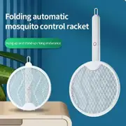 5IN1 Electric Mosquito Zapper Fly Bug Swatter Insect Killer Rechargeable Racket