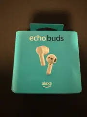 Amazon Echo Buds A7W95C White True Wireless Bluetooth Alexa Earbuds