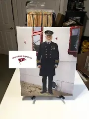 Captain E.J. Smith, colorized Canvas Print, 16 x 20, ready to hang on your wall!