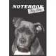 My Dog Notebook: Black daily book with hilarious and laughable gag in the back cover. Portable size journal 6x9 inches 120 lined pages