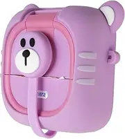 48MP Digital Print Camera 1080P Video, 2.4in Display, Educational Games, 180° Rotating Lens, Battery Life for Home School (Purple)