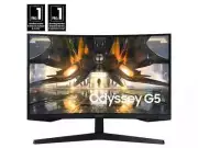 27" Samsung Curved Screen Odyssey G55A Gaming QHD LED Monitor