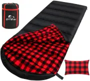 Sleeping Bag Cold Weather Sleeping Bags for Adults 0 Degree Sleeping Bag with...