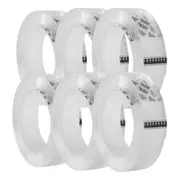 Alien Tape 6 Pack Adhesive Free Nano Grip Sticky Tape Holds Up to 7.9kg