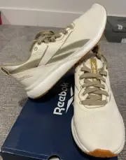 Women's Reebok Forever Floatride Grow - Size 10, Classic White/Straw/Neutral