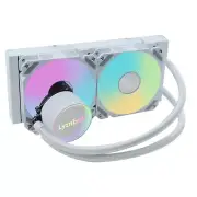 Lyznbot 240mm AIO Liquid CPU Cooler ARGB LGA 1700/115X/20XX/17XX,AM5/AM4 - White