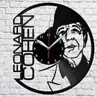 Leonard Cohen Vinyl Record Wall Clock Art Decor Original Gift 12'' 30cm 2672