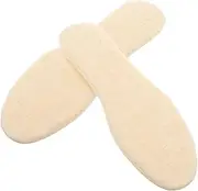 FRCOLOR 1Pair Fluffy Warm Insoles for Men and Women Winter Comfort Inserts Breathable and Soft Fuzzy Design Suitable for Boots and Shoes Skin Friendly and Practical