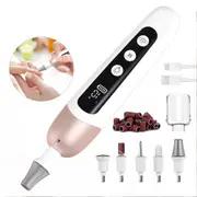 Electric Nail File Nails Sander Manicure Care Set LED Light Display Screen