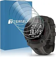 T Tersely (5 Pack) Screen Protector for Garmin instinct E (45mm), 9H Hardness Scratch Resistant Tempered Glass Film Guard for Garmin instinct E (45MM)