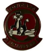 Tomcats VMA-377 Motorcycle Hat Cap Lapel Pin M-348