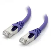[C6A-02-Purple-SH] 2m Purple 10GbE Shielded CAT6A LSZH Network Cable