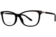 Gucci GG1451O 004 Eyeglasses Women's Black Full Rim Cat Eye 54mm