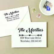 Custom Designer Return Address 4 OR 5 LINE Self-Inking Rubber Stamp 4913