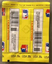 1991 Panini Baseball Stickers Pack Dave Bergman #241 Tigers Showing On Back