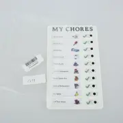 RV Checklist Board Reusable Memo Plastic Board Checklist Note Board for guUqw