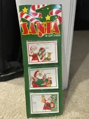 Vintage Christmas "To From" Gift Package Tags Unopened Santa NOS