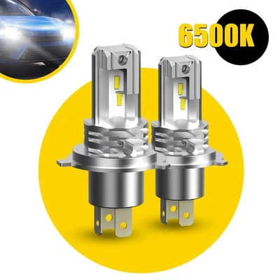 AUXITO H4 9003 HB2 LED Headlight Bulbs Kits Super Bright 1000000LM 6500K White (for: Smart)
