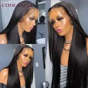 30 Inch Transparent 13x4 Lace Frontal Wig Lace Human Hair Wigs Peruvian Bone