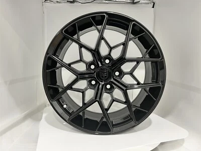 NS2 19 inch Gloss Black Rims fits VOLVO S60 T6 AWD 2011 - 2018