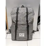 HERSCHEL RETREAT 灰色後背包 電腦包