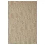 Contemporary Handmade Wool Rug-Athens 6390-Beige-190x280cm