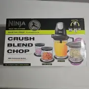 Ninja Master Prep Professional QB1005 Blender and Food Processor - Black