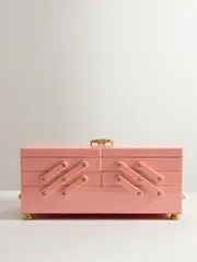[Marla Aaron] Marla Aaron - The Everything Resin Jewelry Box - Pink - One size One size Pink