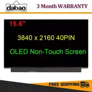 New OLED ATNA56WR01 15.6'' 4K Laptop OLED Screen Display EDP 40Pins Non-Touch