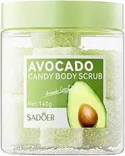 Avocado body scrub, deep cleansing exfoliating oil control scrub, Avocado body scrub.(Avocado scrub 140g)