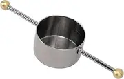 30ml Double Bead Stainless Steel Jigger, Bartender Measuring Cup, Reusable and Practical, Essential Bar Tool, with Double Bead Design, for Precise Control (Black Plating)